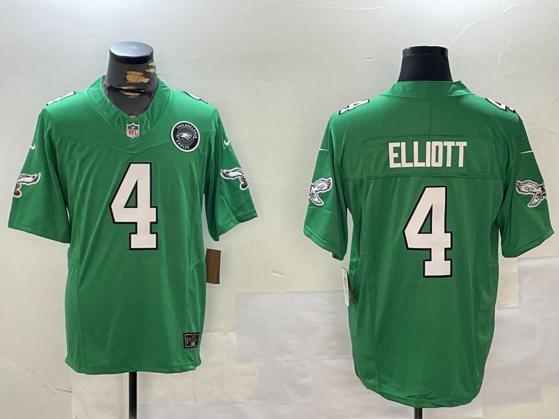 Men Philadelphia Eagles #4 Elliott Green Throwback 2024 Nike Vapor Limited NFL Jersey style 2->philadelphia eagles->NFL Jersey